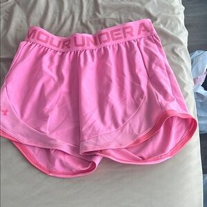 Under Armour Pink Athletic Shorts